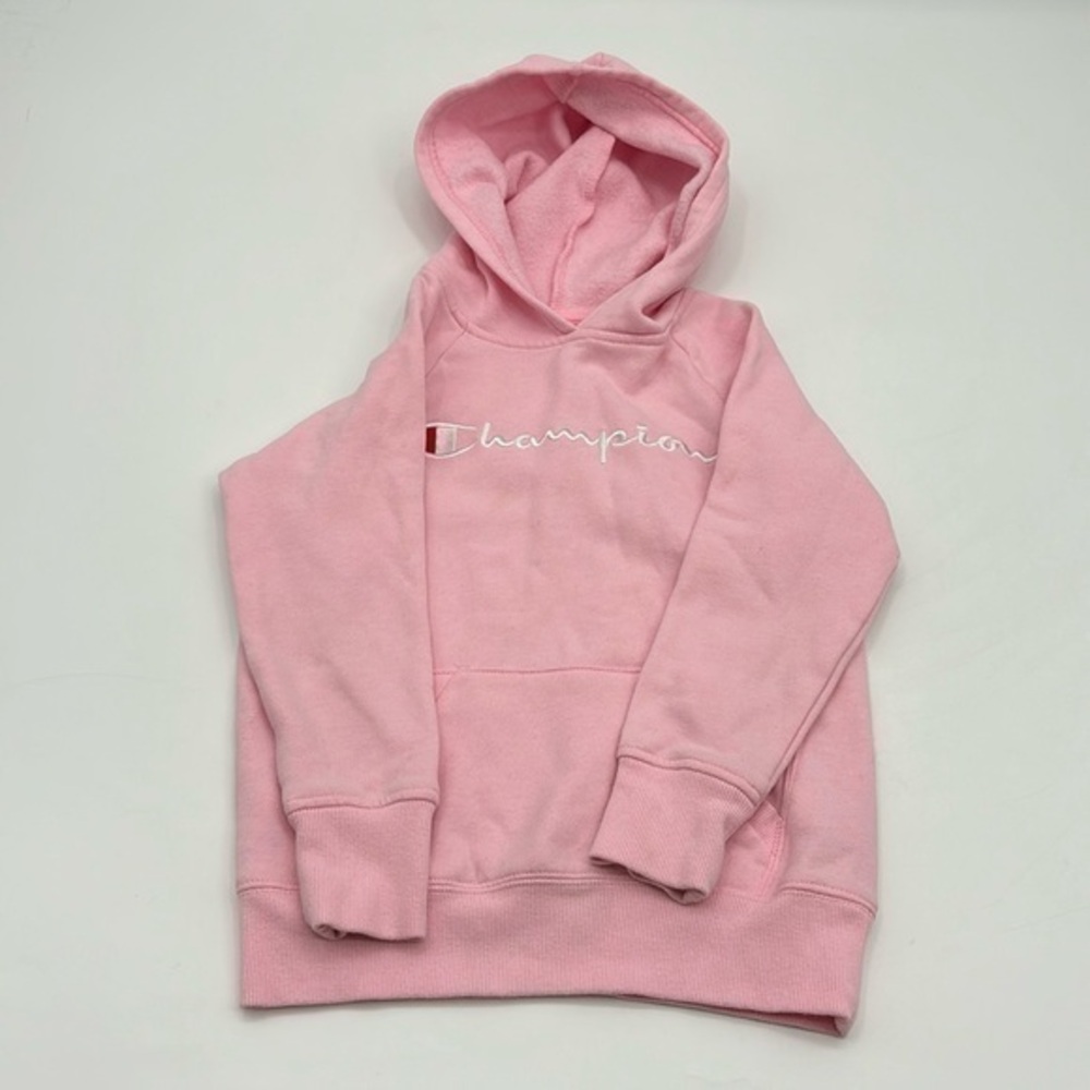 UEC Youth small pink champion hooded sweatshirt